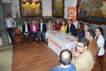 Presentación de la candidatura de CS de Telde (Foto TA)